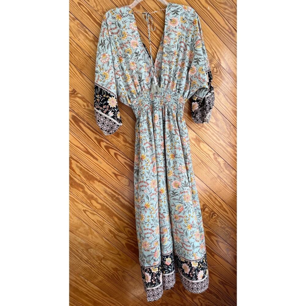 Love Stitch Amanda Volume Sleeve Maxi Dress - Picture 8 of 14